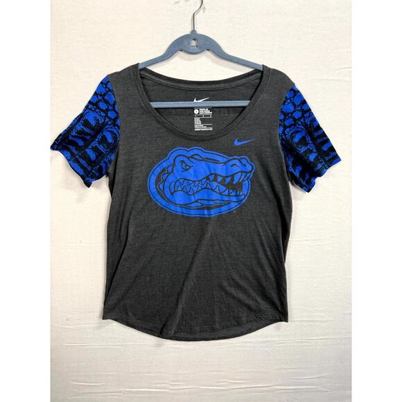 Nike Athletic Cut Florida Gators T-Shirt Mens Large Gray Short Sleeve Crew Neck - Picture 1 of 6